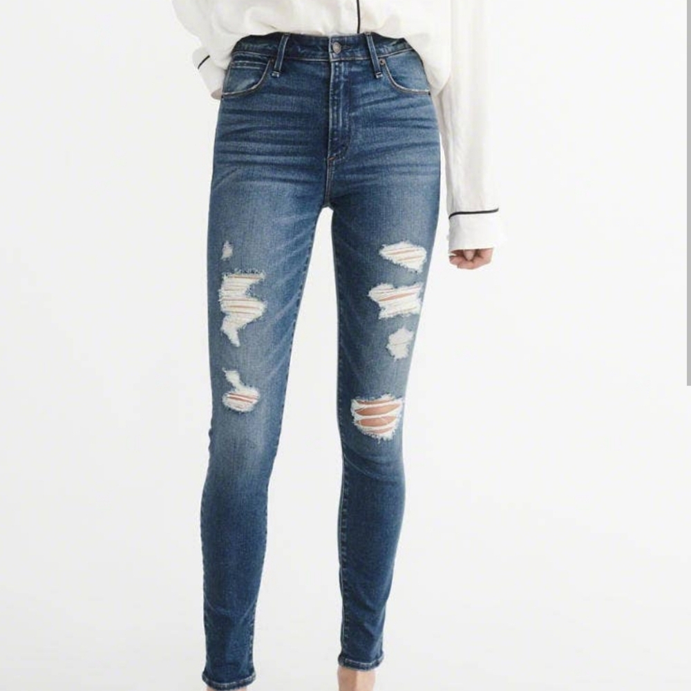 Abercrombie & Fitch High Waisted Skinny Jeans